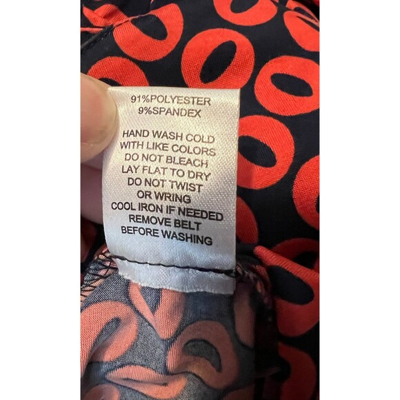 Nikki Nikki Poulos Surplice Wrap Front Wide Leg Jumpsuit  Size S  Jersey Knit - Picture 10 of 11